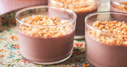 Dairy-Free Acai Coconut Custard