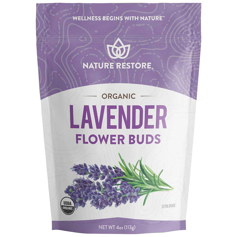 where to buy organic lavender plants Nature Restore Usda Certified Organic Dried Lavender Flowers, Loose Leaf, Extra Grade, 4 Ounces