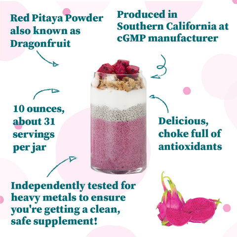 Pink Pitaya Powder (Dragonfruit)