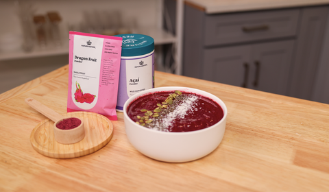 Summer Açai Dragonfruit Smoothie Bowl for Hydration and Energy