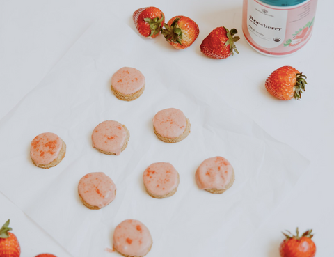 Strawberry Lemon Glazed Cookies: A Healthy Family Treat