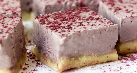 Strawberry Acai Ice Cream Bars made with Nature Restore Wild-Harvested Acai Berry Powder