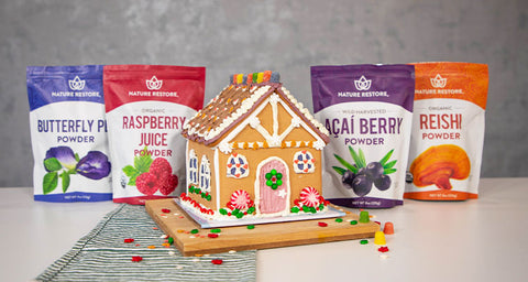 Our amazing superfood gingerbread house recipe!