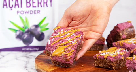 Acai Superfood Energy Bars Raw Vegan