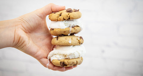 Adaptogen ice cream cookie sandwich recipe