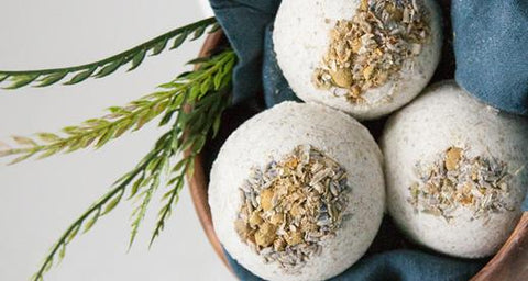 DIY Calming & Soothing Bath Bombs