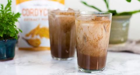 Iced Cordyceps Mocha Latte