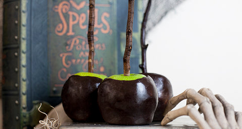 Vegan Halloween Caramel apple recipe