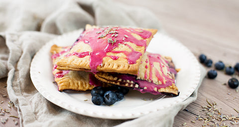 Dairy-Free Lavender Blueberry Pop-Tarts