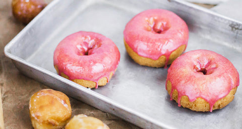 Nature Restore Strawberry powder recipe for donuts