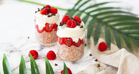 Strawberry and Cream Overnight Oats