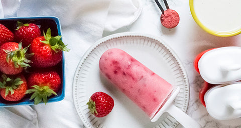 homemade strawberry popsicle recipe