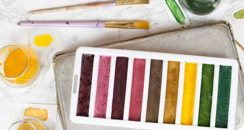 Natural Organic Watercolor Paints DIY