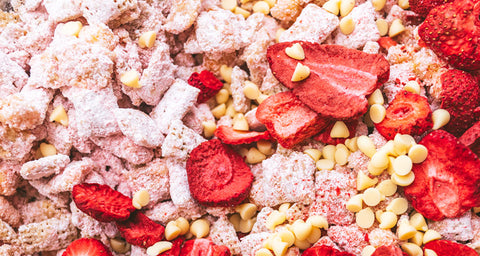 Strawberry Shortcake Muddy Buddies (Puppy Chow)