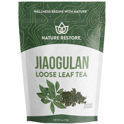 Nature Restore Jiaogulan loose leaf tea 4oz, 113 Grams