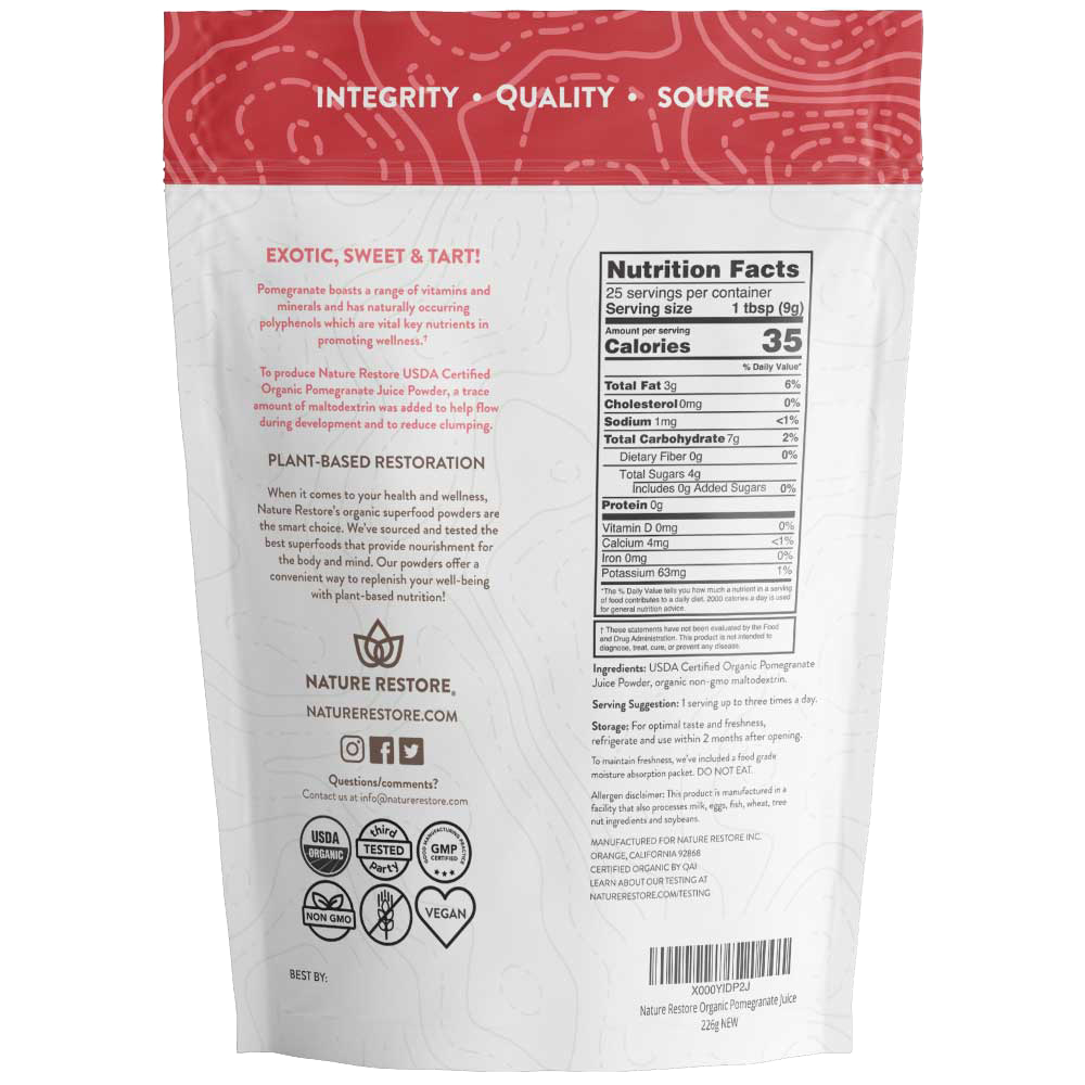 Pomegranate Powder Shop Pomegranate Juice Powder Certified Organic