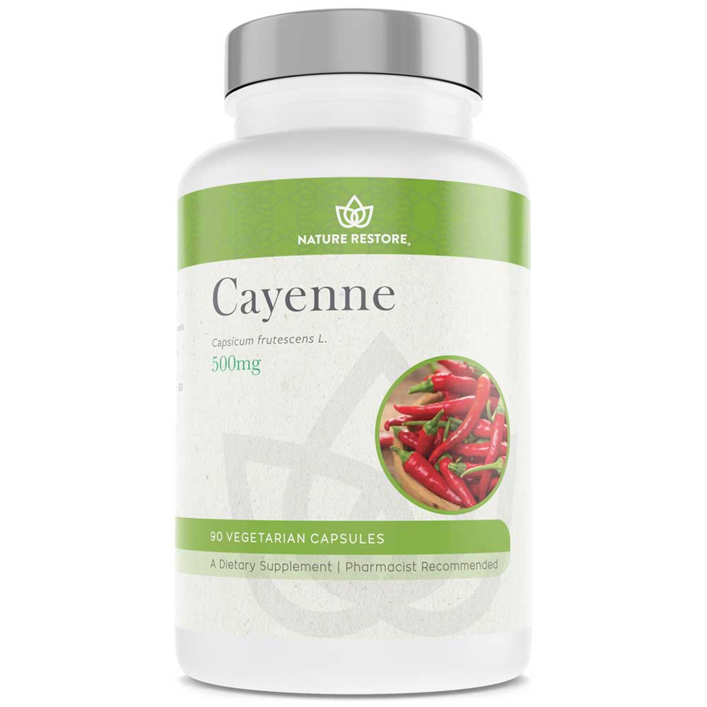 Cayenne Extract Supplement, Standardized to 0.45% Capsaicin