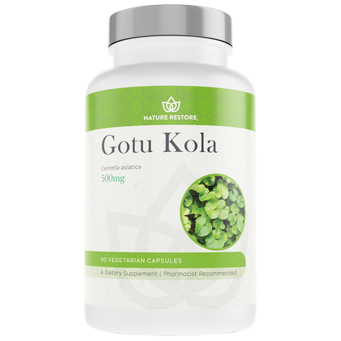 Nature Restore Gotu Kola Supplement, 90-Capsules, 500-MG